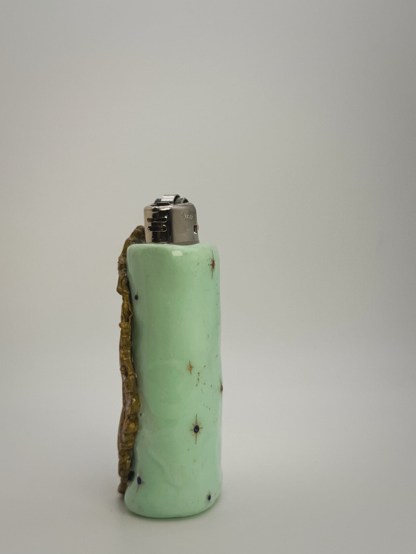 Smoking Duck Lighter Case| Fits Standard Bic | Handmade Polymer Clay Art