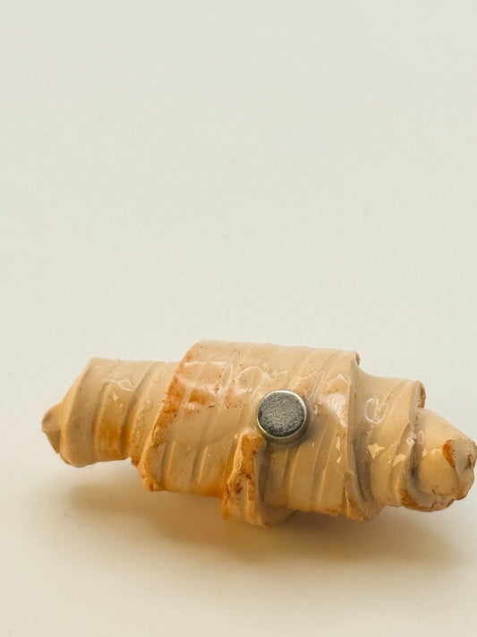 Croissant — Handmade Polymer Clay Fridge Magnets