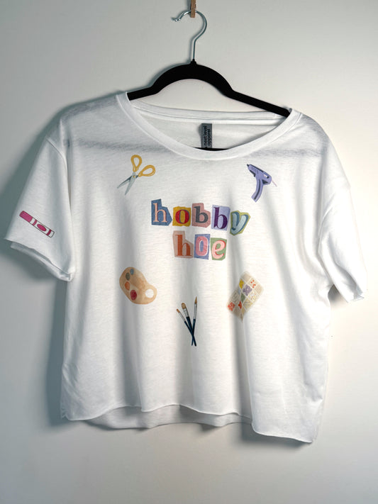 Hobby Hoe Cropped Tee | Graphic Crop Top