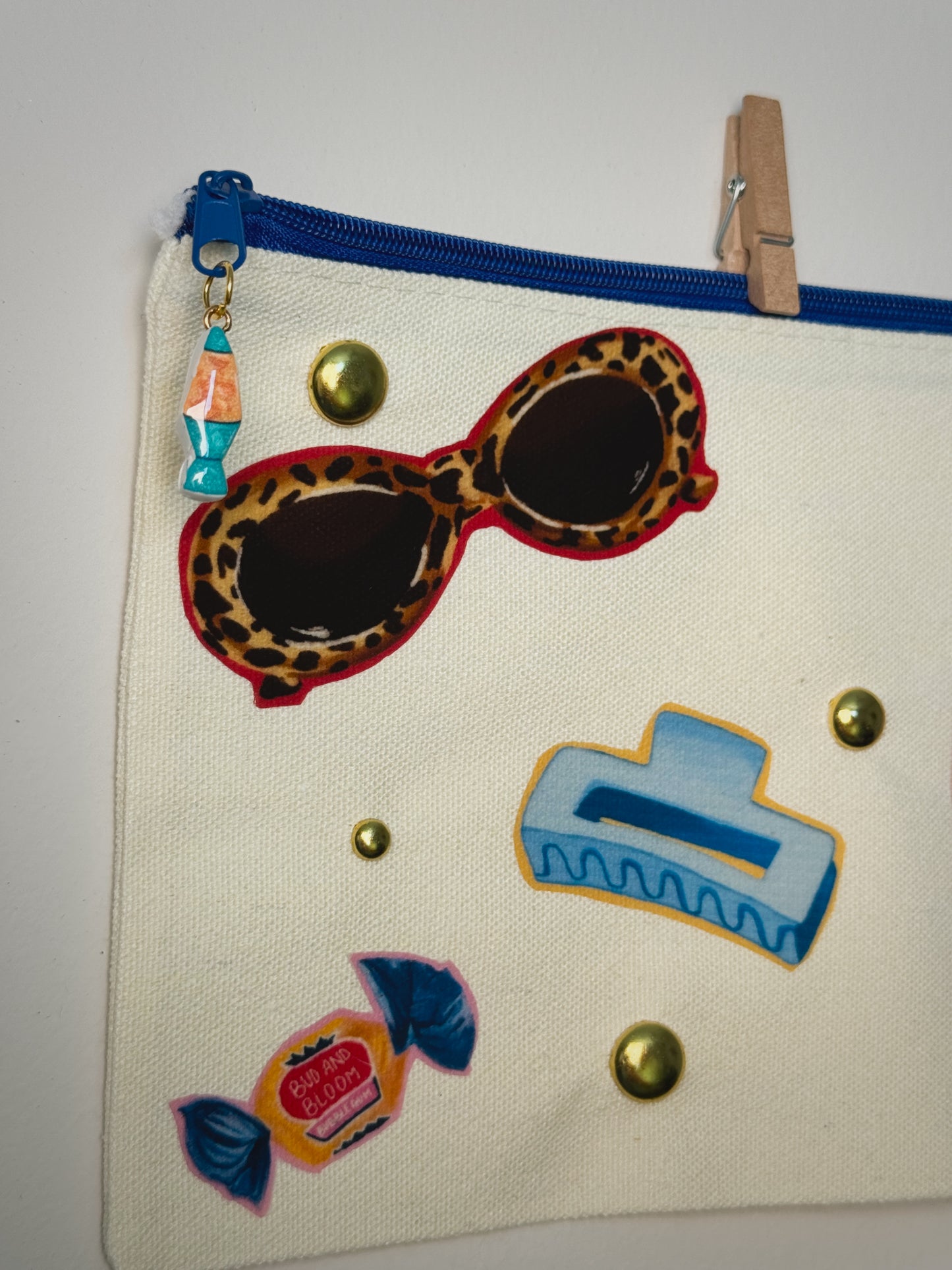 What’s In My Bag Hand-Pressed Bag | 8 x 6 Natural Cotton | Luxe