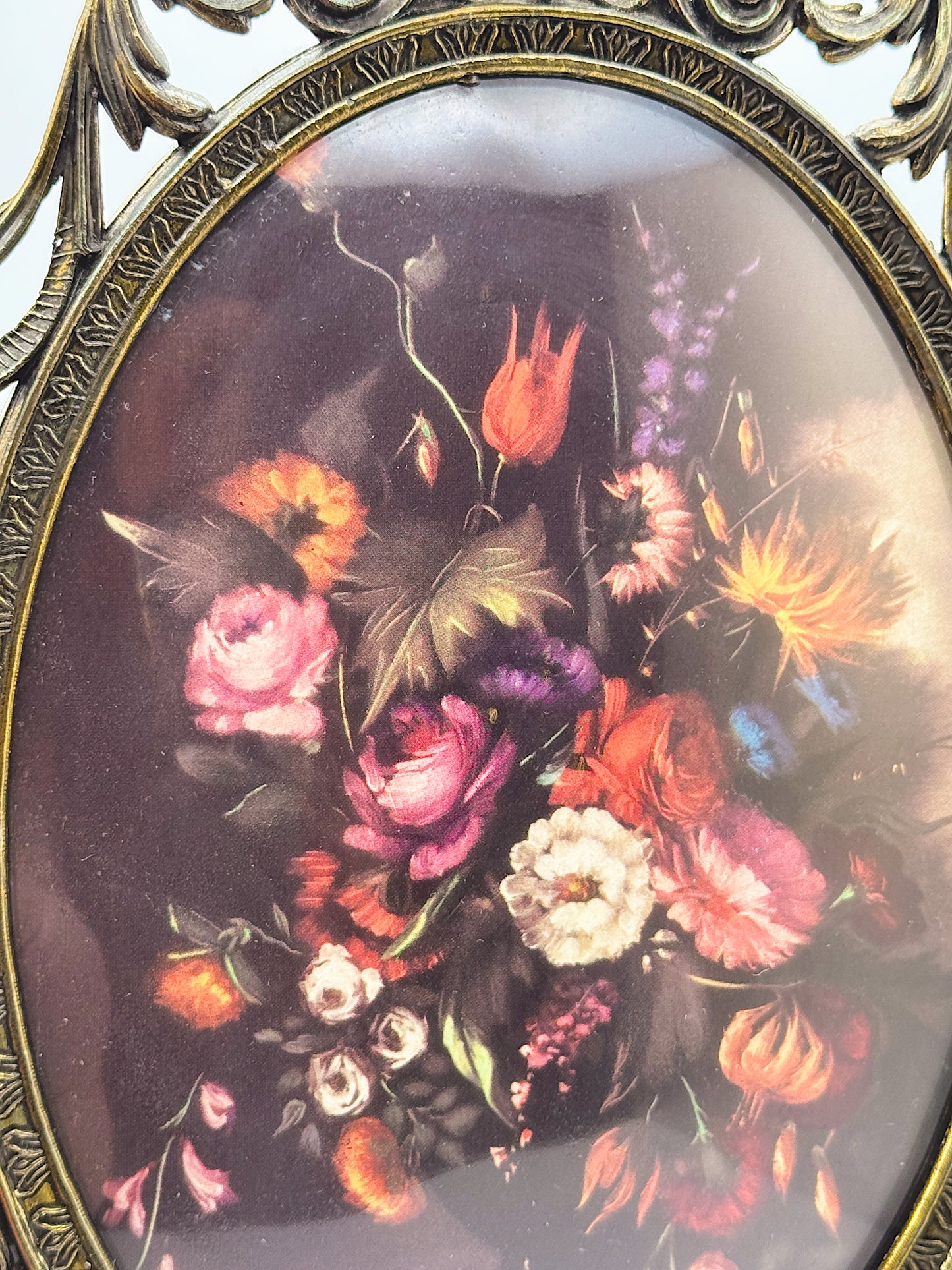 Vintage Italian Ornate Floral Frame | Made in Italy