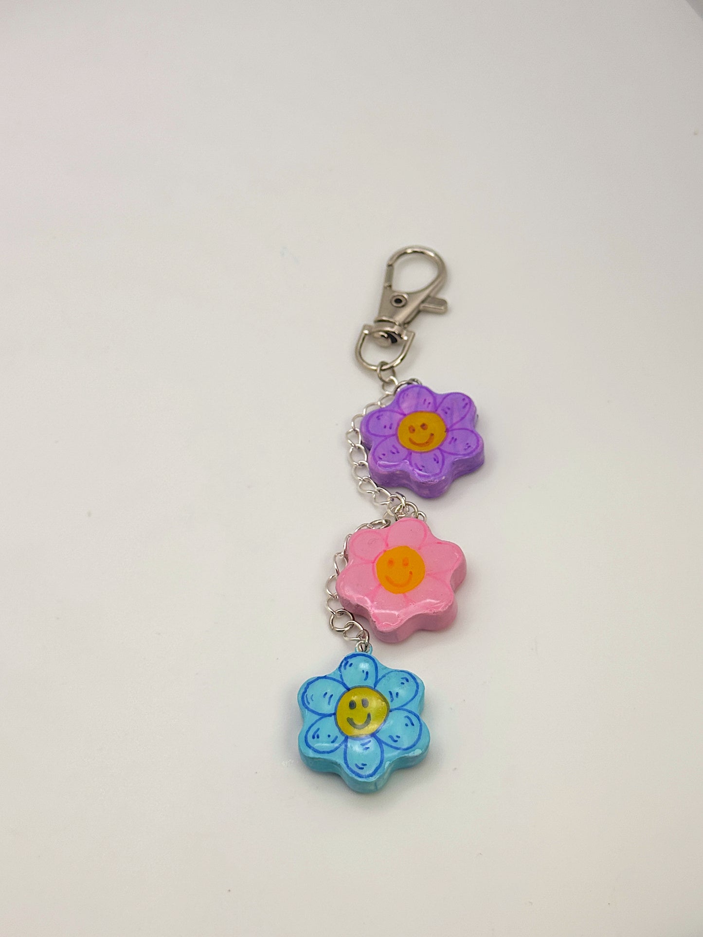 Moodswing Flower Keychain & Bag Charm – Hand-Painted Mood Charm
