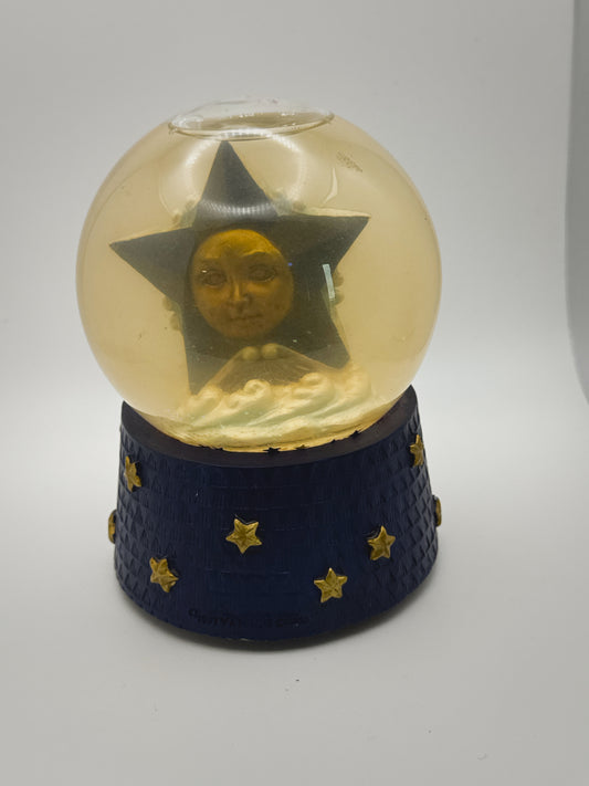Vintage 1997 Vandor Celestial Snow Globe – Musical "When You Wish Upon a Star"