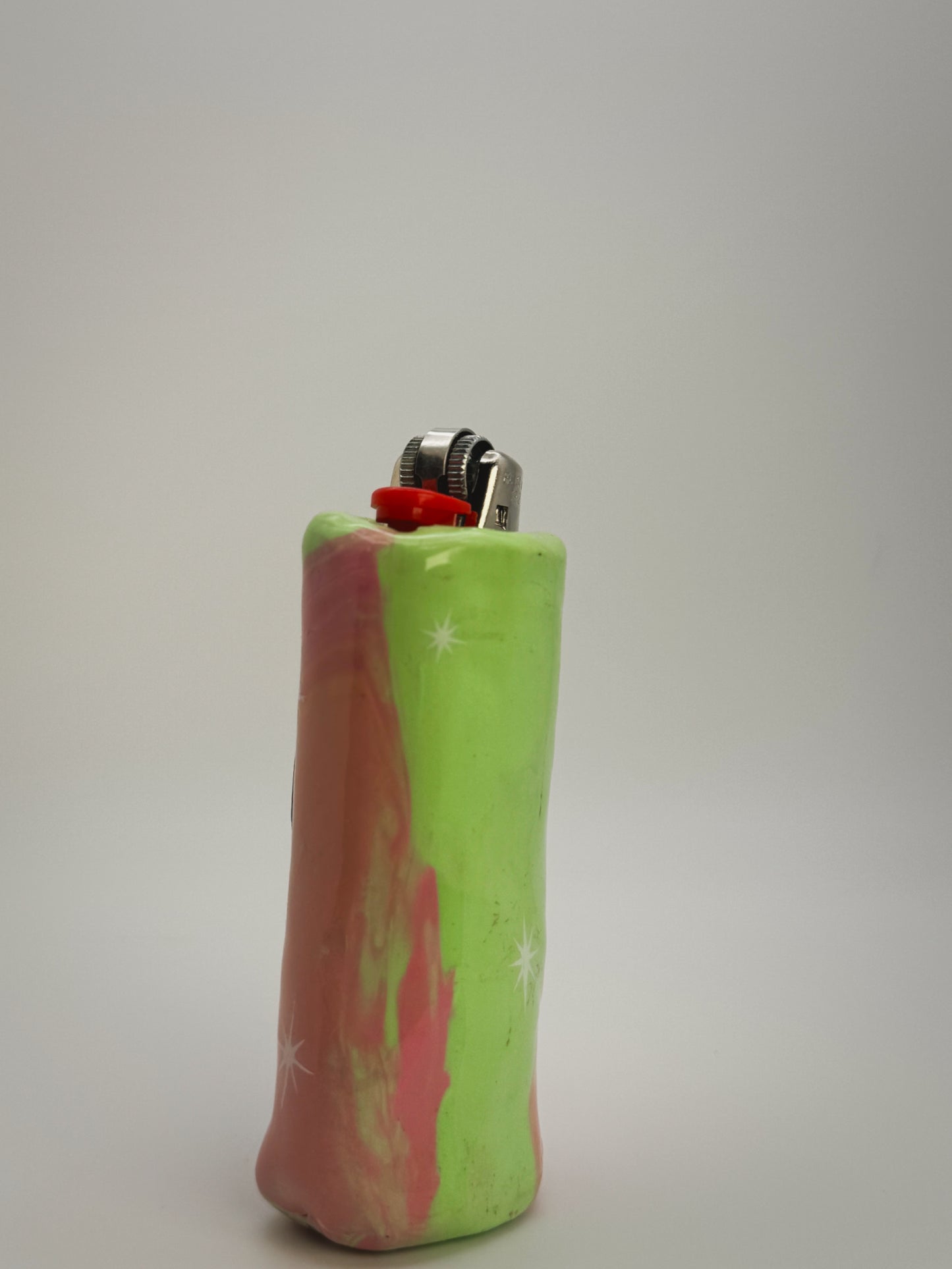 Sardine Lighter Case| Fits Standard Bic | Handmade Polymer Clay Art