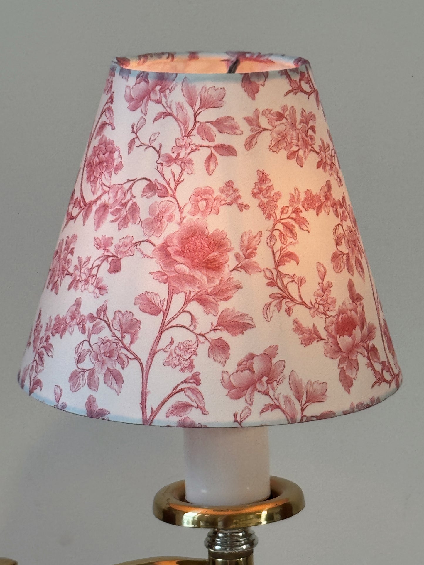 Vintage Brass Candlestick Lamp with Adjustable Swing Arm