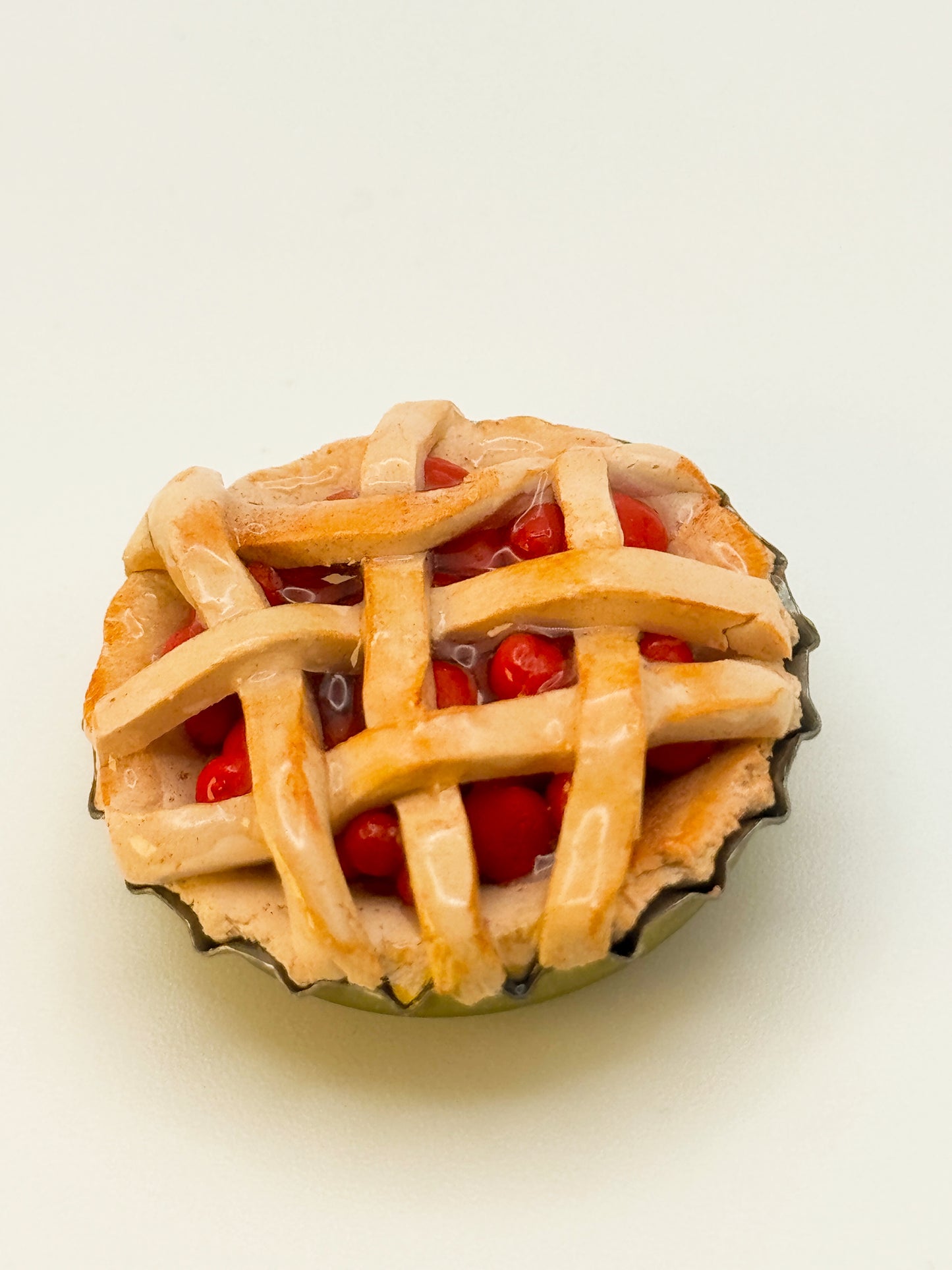 Cherry Pie  — Handmade Polymer Clay Fridge Magnets