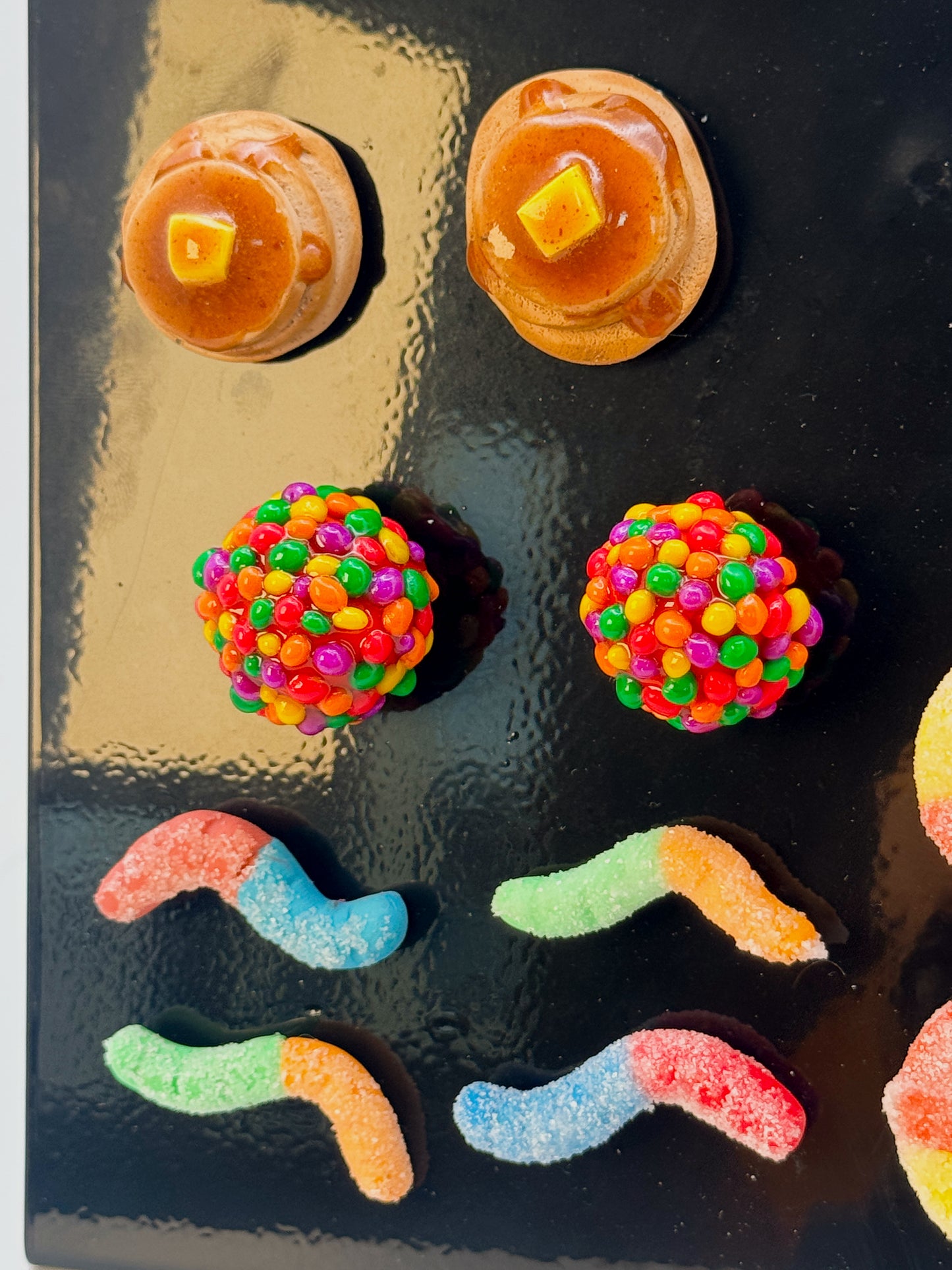 Pancake Stack— Handmade Polymer Clay Fridge Magnets