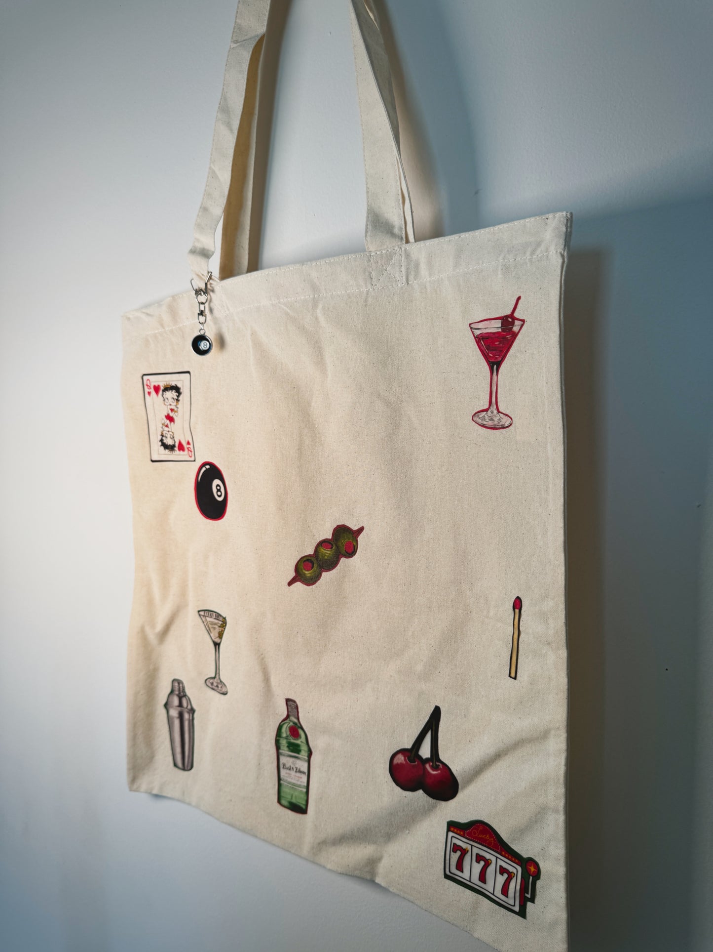 Girls Night Out Hand-Pressed Tote Bag | 15x16 Natural Cotton — Luxe
