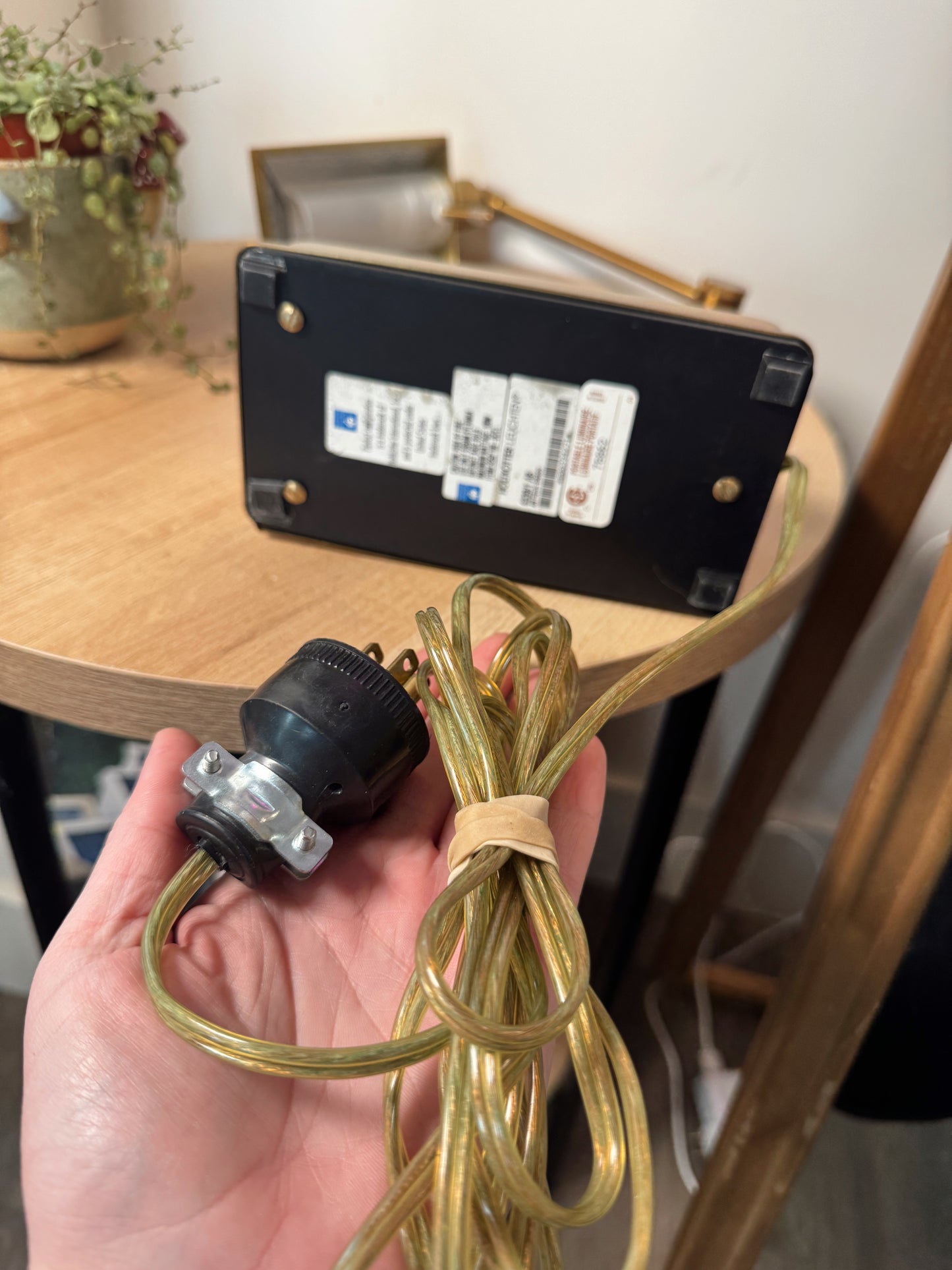 Vintage MCM Holtkötter Leuchten Adjustable Desk Lamp – Antique Brass, Dimmable, German Made