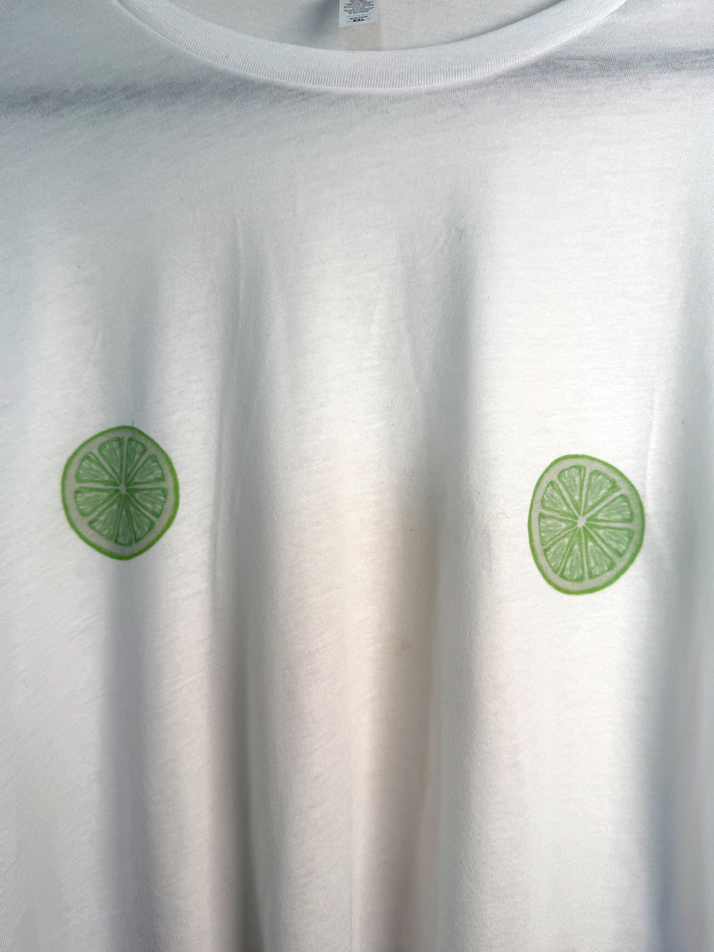 Squeeze These Cropped Tee | Graphic Crop Top (LIME SLICE)