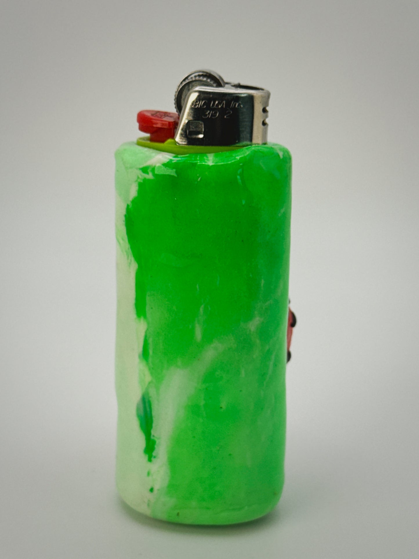 Lady Bug Lighter Case| Fits Standard Bic | Handmade Polymer Clay Art