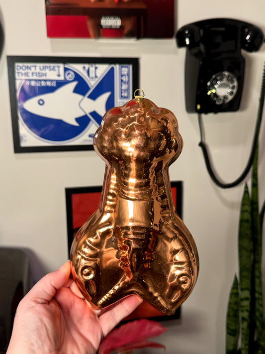 Vintage Copper Lobster Mold – Coastal Kitchen Wall Decor