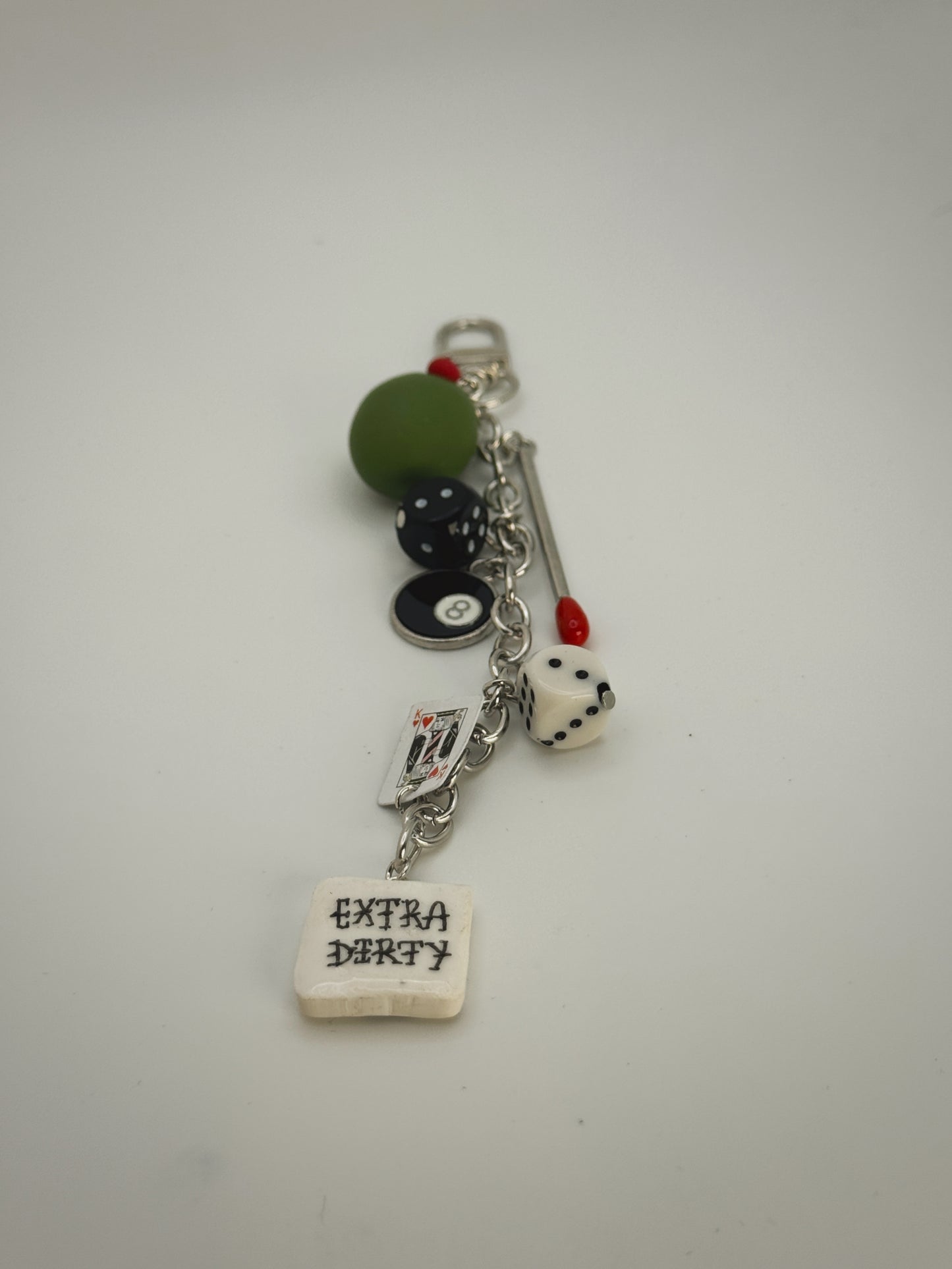 Girls Night Out Keychain – Handmade Polymer Clay Bag Charm