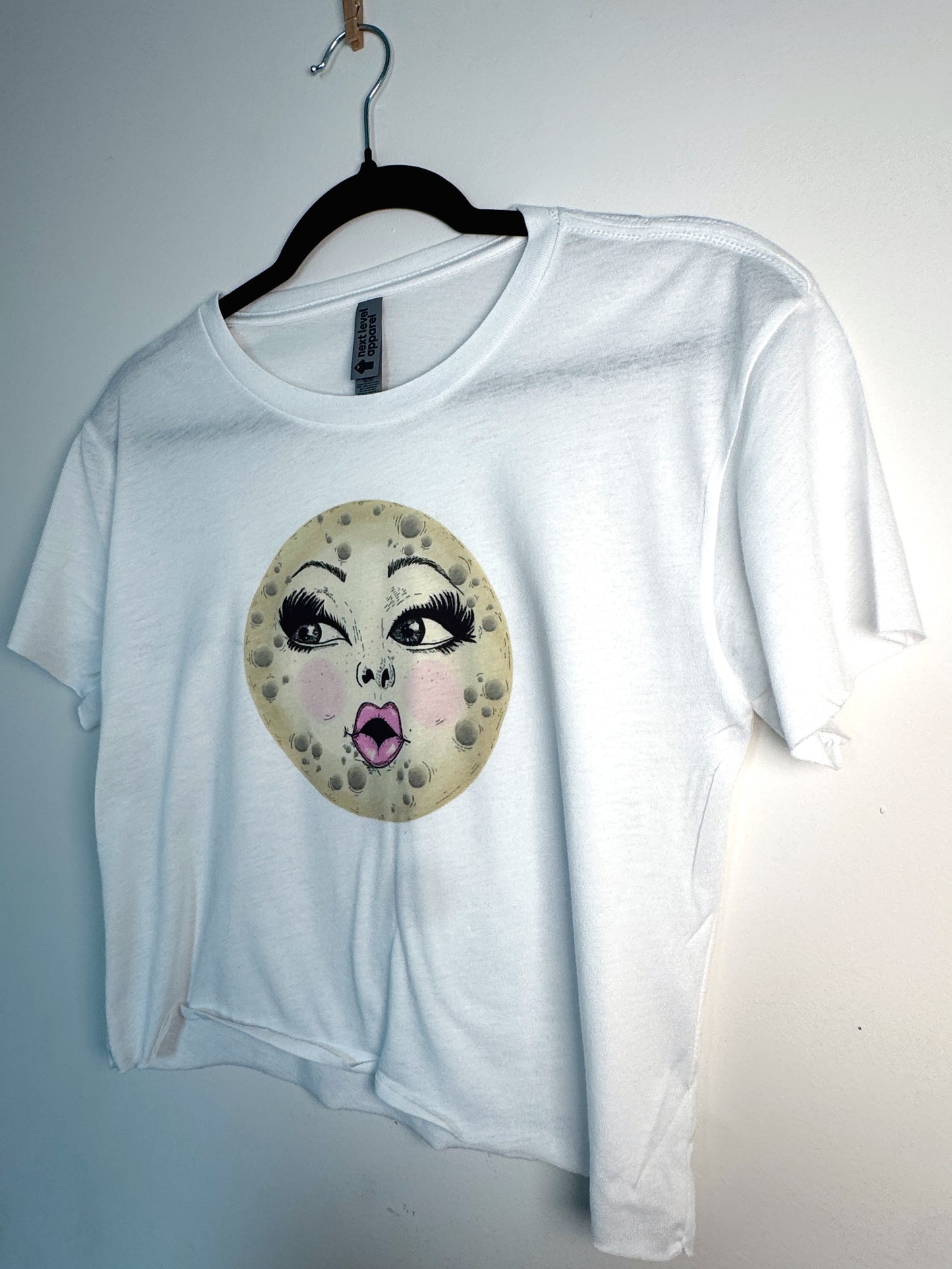 Miss Moon Cropped Tee | Graphic Crop Top