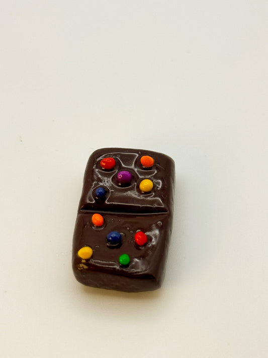 Cosmic Brownie — Handmade Polymer Clay Fridge Magnets