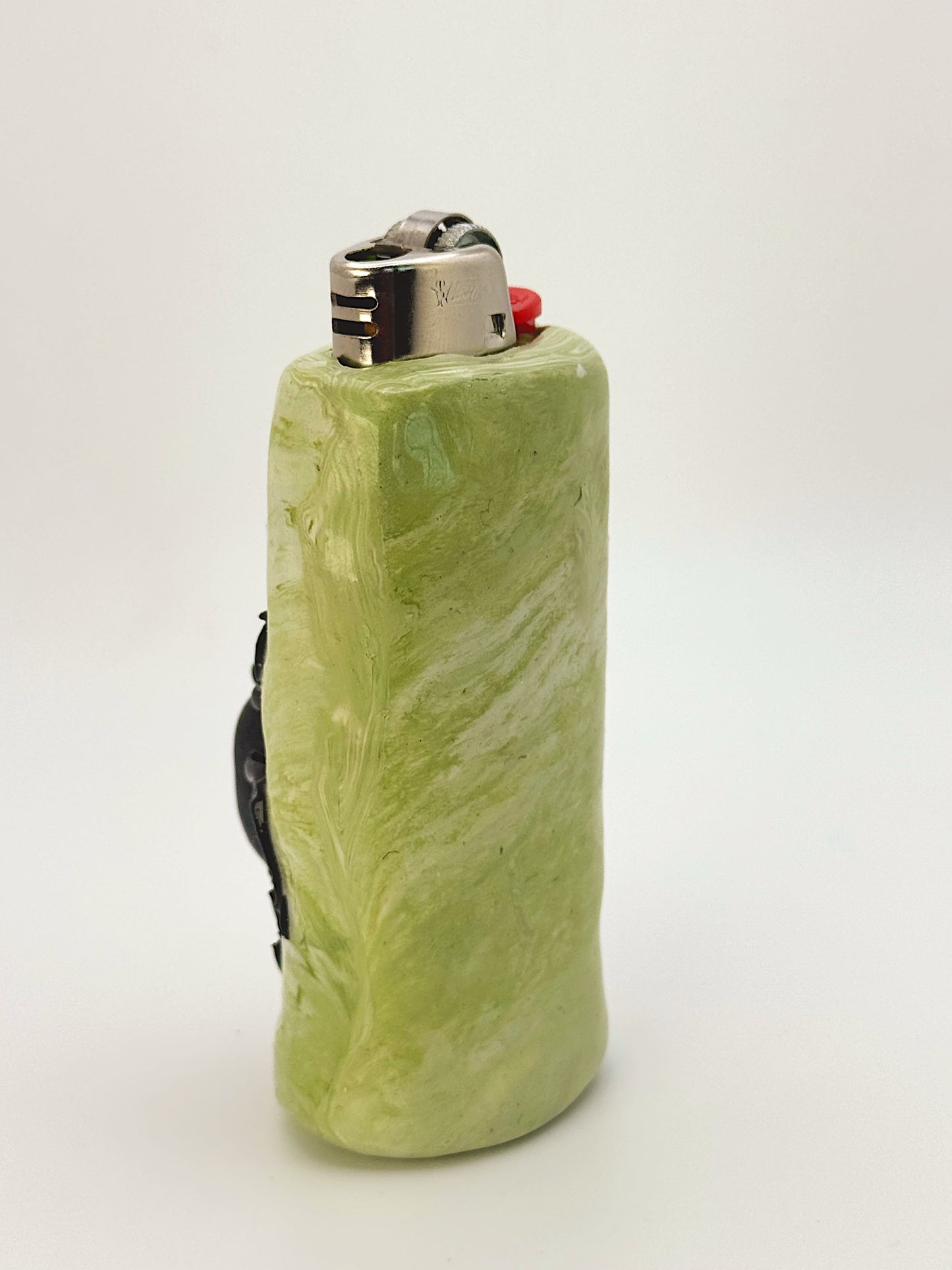 Beetle Lighter Case – Hand-Sculpted Polymer Clay Functional Art