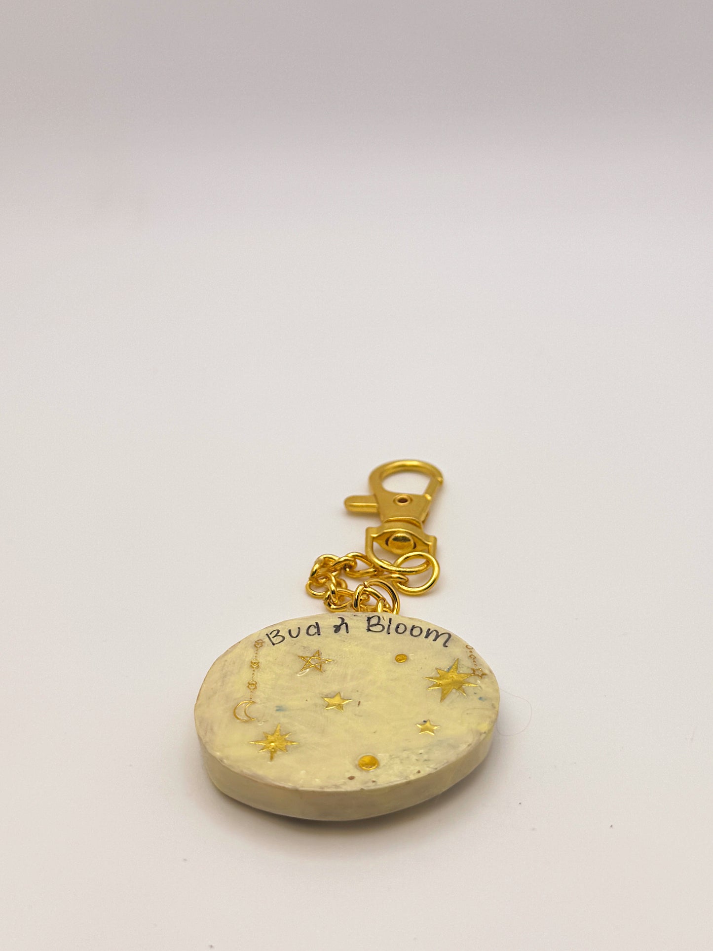 Moon Babe Keychain – Hand-Sculpted Celestial Charm