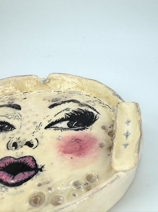 PREORDER Handmade Moon Ashtray/ Trinket Dish