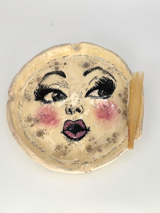 PREORDER Handmade Moon Ashtray/ Trinket Dish