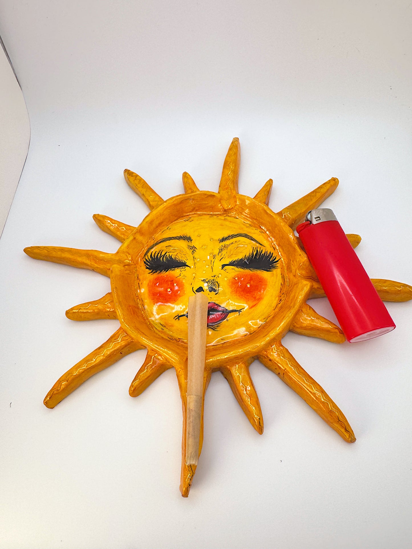 PREORDER Handmade Sun & Moon Ashtray/ Trinket Dish Set