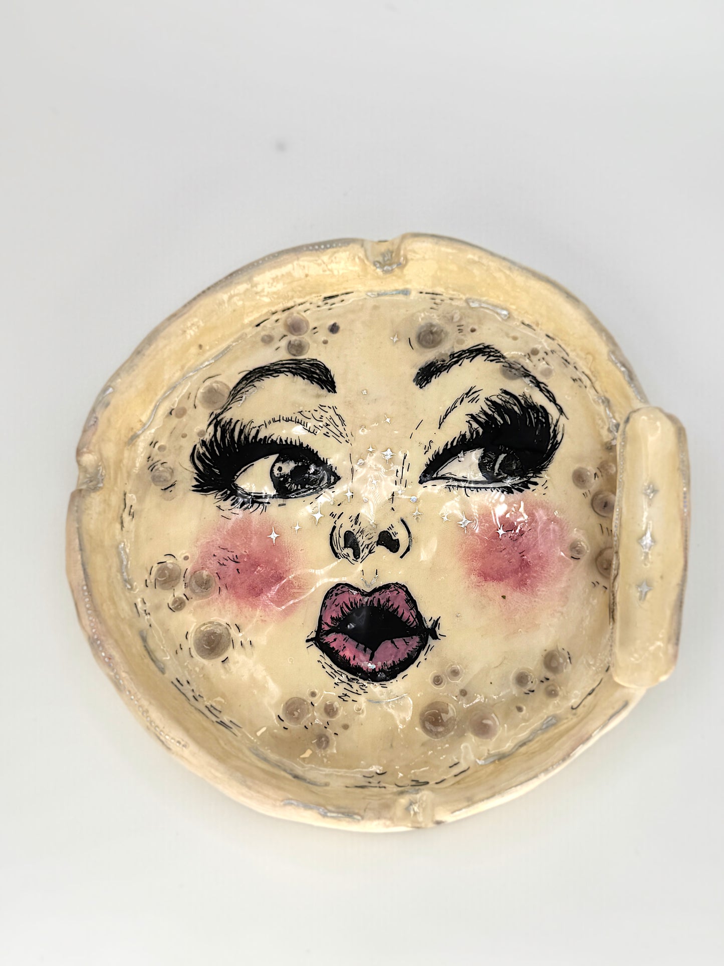 PREORDER Handmade Moon Ashtray/ Trinket Dish