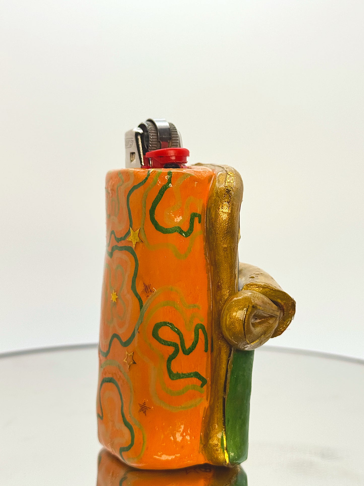 Smoked Sardines Lighter Case – Funny Handmade Polymer Clay Lighter Cover | Unique Gift for Smokers