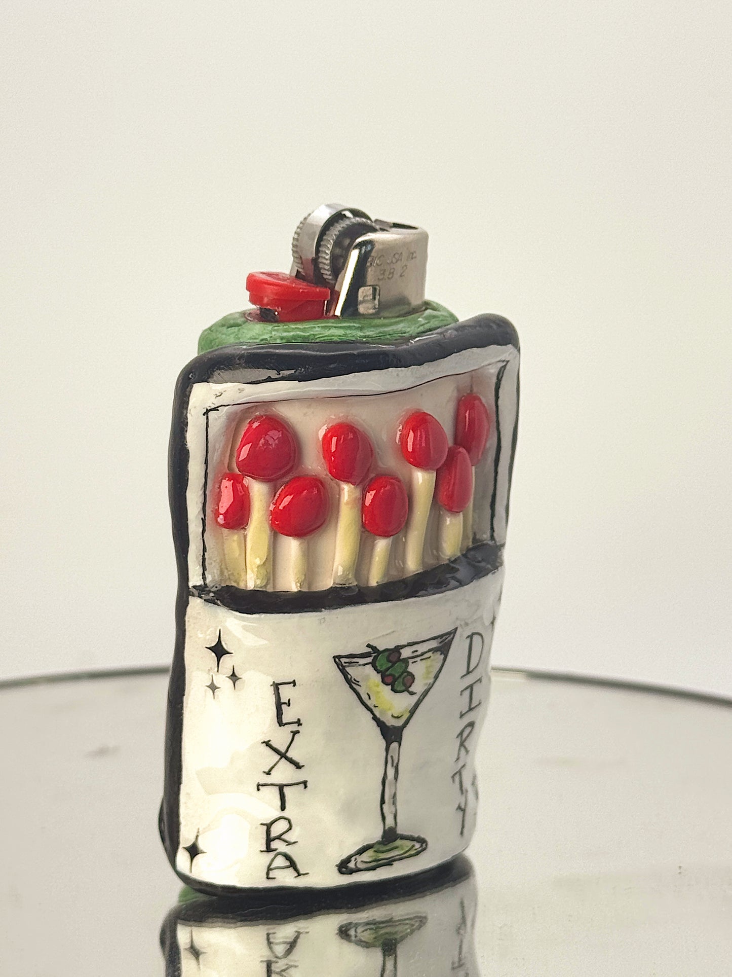 Handmade Dirty Martine Matchbox Lighter Case