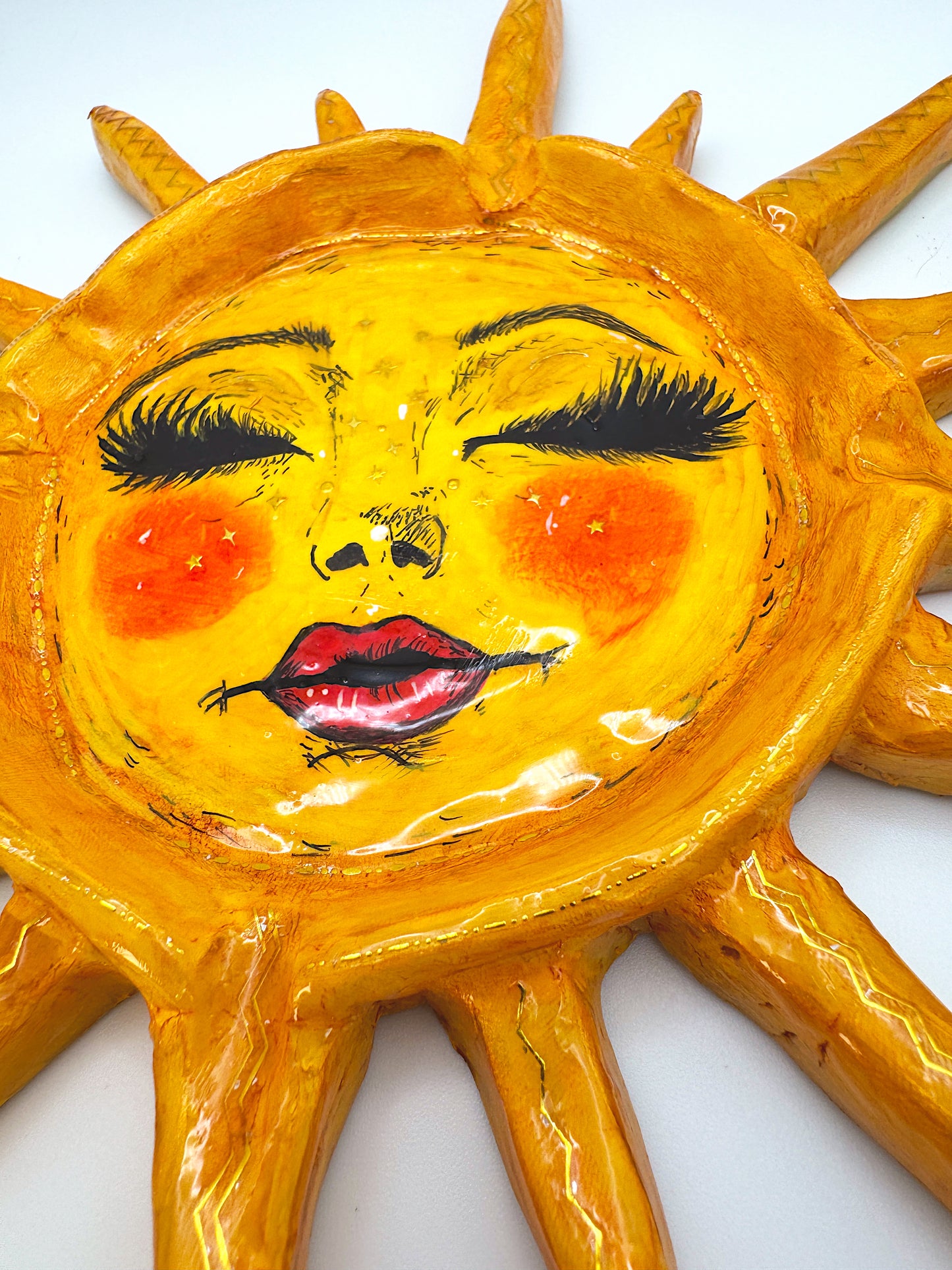 PREORDER Handmade Sun & Moon Ashtray/ Trinket Dish Set