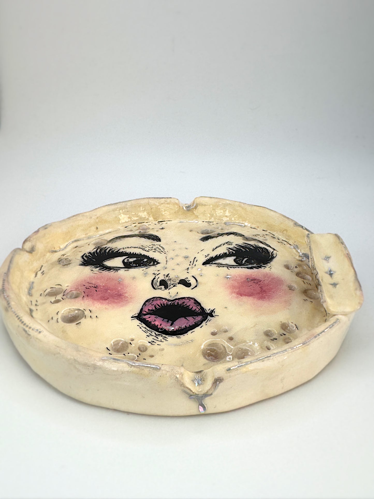 PREORDER Handmade Moon Ashtray/ Trinket Dish